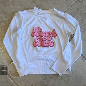 Long-sleeve swim shirt “beach babe”